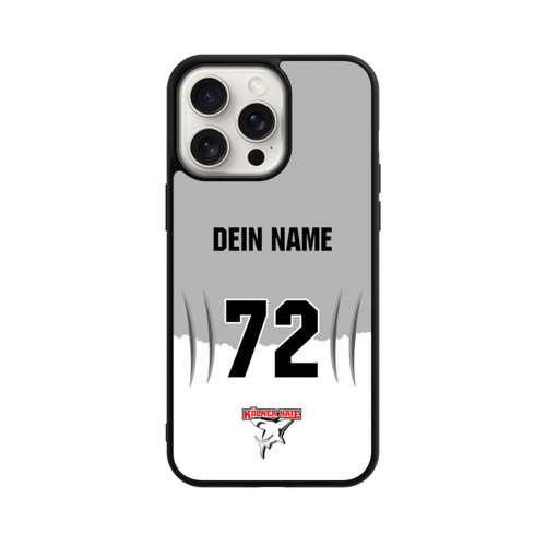 Apple iPhone 15 Pro Max Base Case Kölner Haie Trikotmotiv Personalisierbar