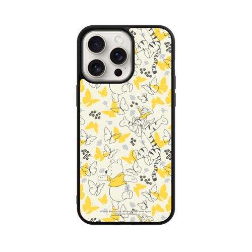 Apple iPhone 15 Pro Max Base Case Winnie Puuh Butterfly Pattern