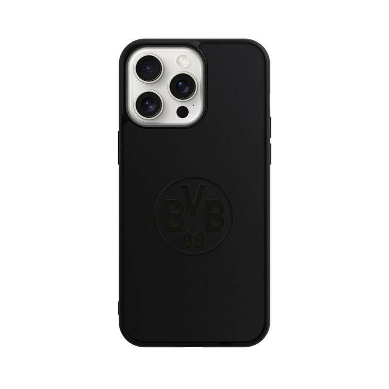 iPhone 15 Pro Max Base Case BVB Logo Schwarz Transparent