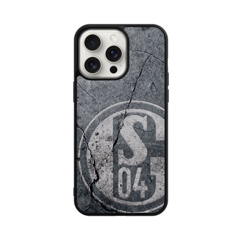 Apple iPhone 15 Pro Max Base Case Schalke 04 Beton Look