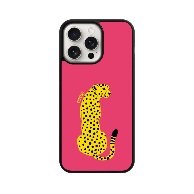 iPhone 15 Pro Max Base Case Colourful Yellow Cat