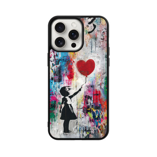 Apple iPhone 15 Pro Max Base Case Balloon Girl Colorful