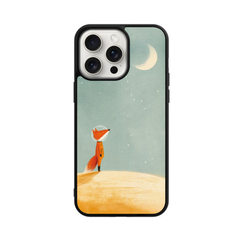 Apple iPhone 15 Pro Max Base Case Fuchs im Mondlicht