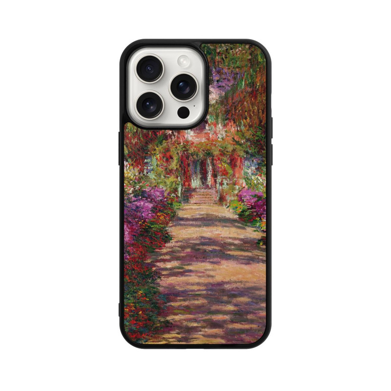 iPhone 15 Pro Max Base Case Eine Allee in Monets Garten in Giverny by Claude Monet