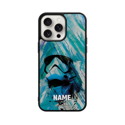 Apple iPhone 15 Pro Max Base Case Stormtrooper Watercolor Personalisierbar