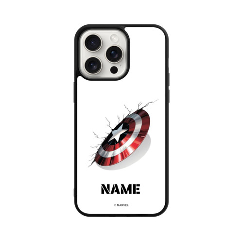 Apple iPhone 15 Pro Max Base Case Captain America Shield Personalisierbar