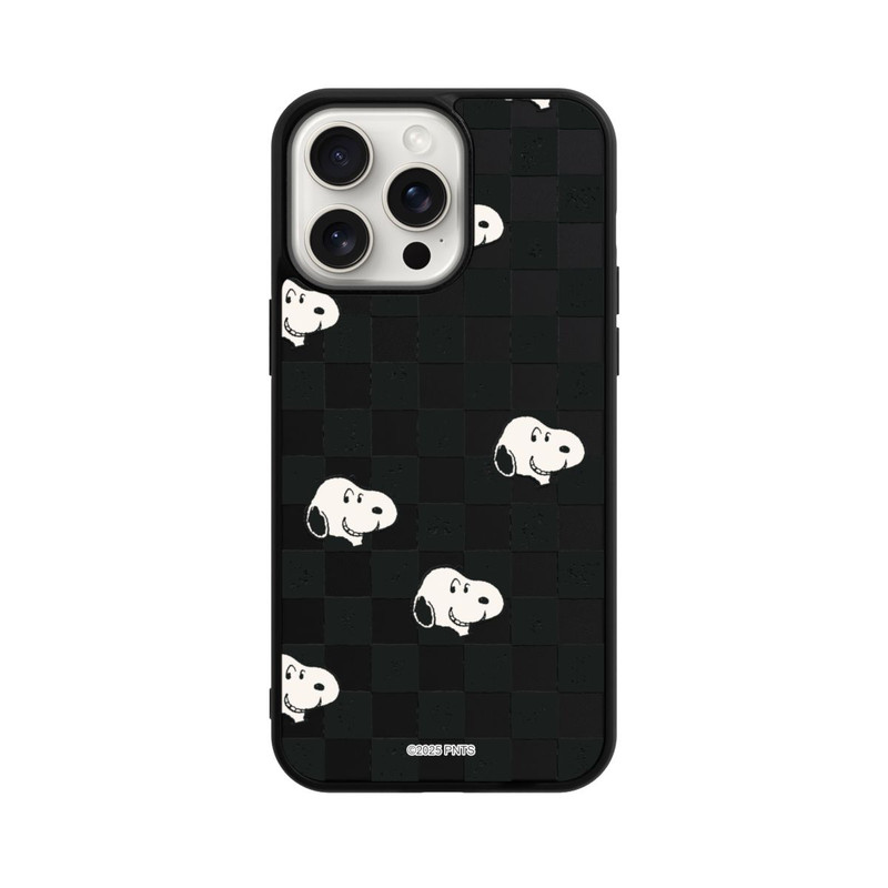 iPhone 15 Pro Max Base Case Snoopy Checked Pattern