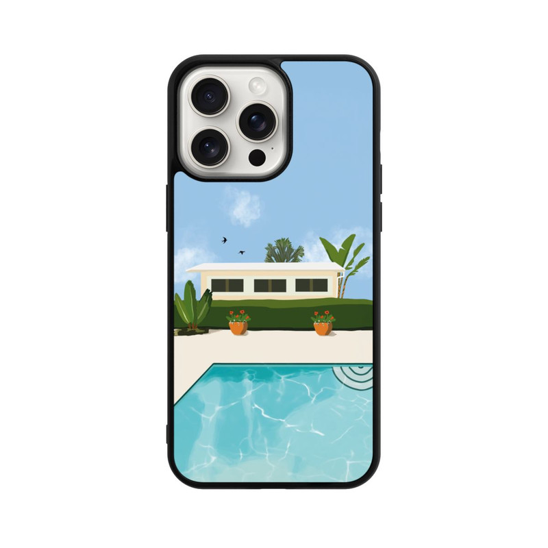iPhone 15 Pro Max Base Case California Backyard by Roberta Murray