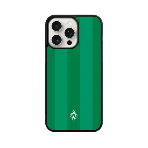 Apple iPhone 15 Pro Max Base Case Werder Bremen Grün gestreift