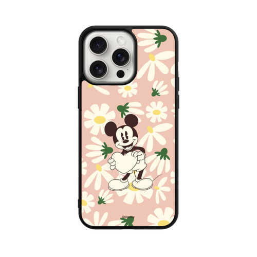 Apple iPhone 15 Pro Max Base Case Micky Maus Blumen für Valentines Tag