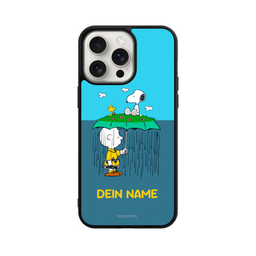 Apple iPhone 15 Pro Max Base Case Charlie Brown Regen Personalisierbar