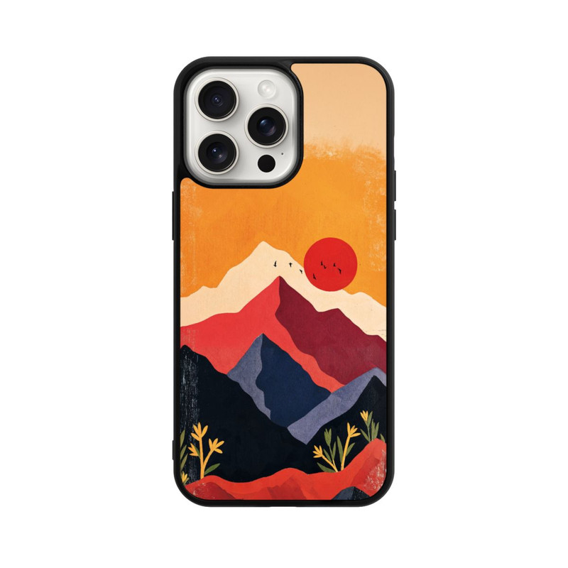 iPhone 15 Pro Max Base Case Les Alpes En Rouge
