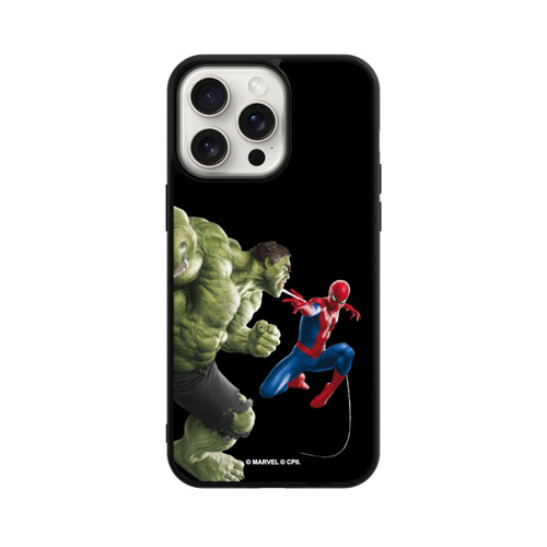 Apple iPhone 15 Pro Max Base Case Spider-Man und Hulk