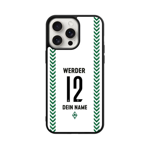 Apple iPhone 15 Pro Max Base Case Werden Bremen Trikot Personalisierbar 26-27
