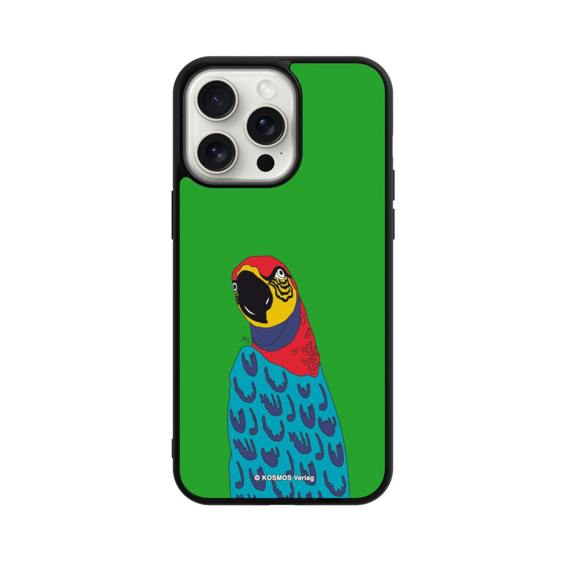 iPhone 15 Pro Max Base Case Drei Fragezeichen und der Super-Papagei