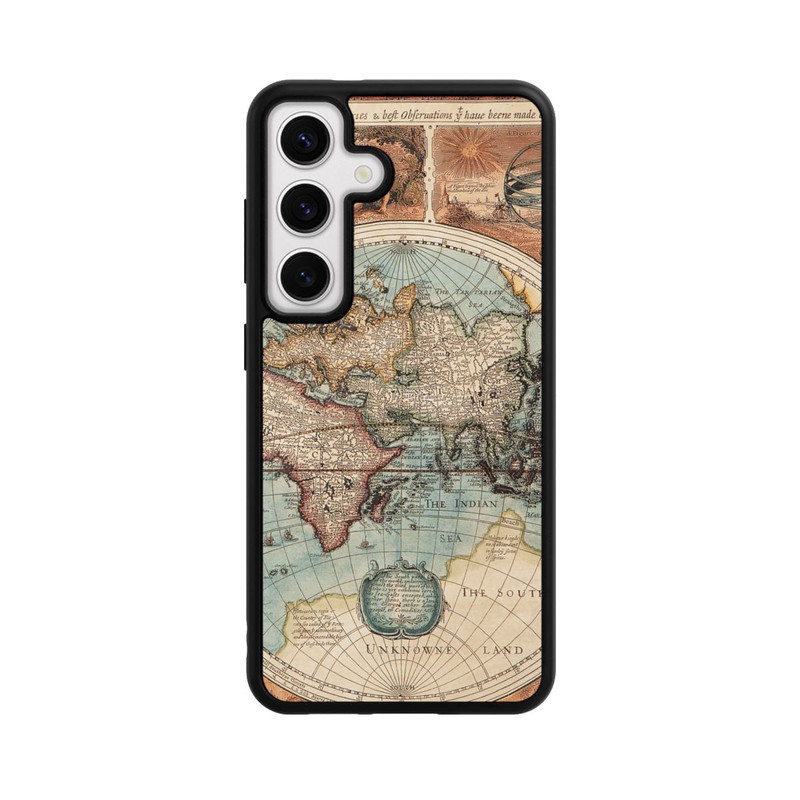 Galaxy S24 Base Case Vintage Weltkarte
