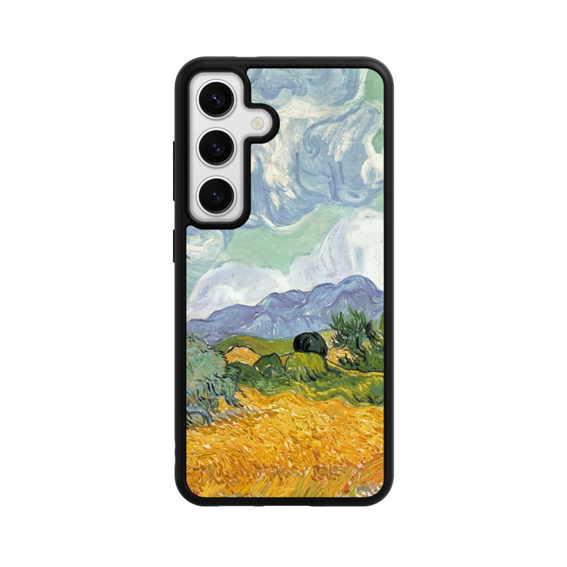 Galaxy S24 Base Case Weizenfeld mit Zypressen