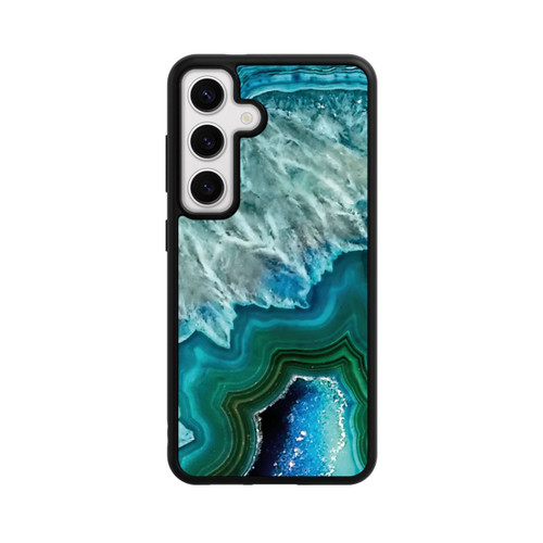 Samsung Galaxy S24 Base Case Kristall Achat Grün