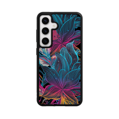 Samsung Galaxy S24 Base Case Neon Flower Power