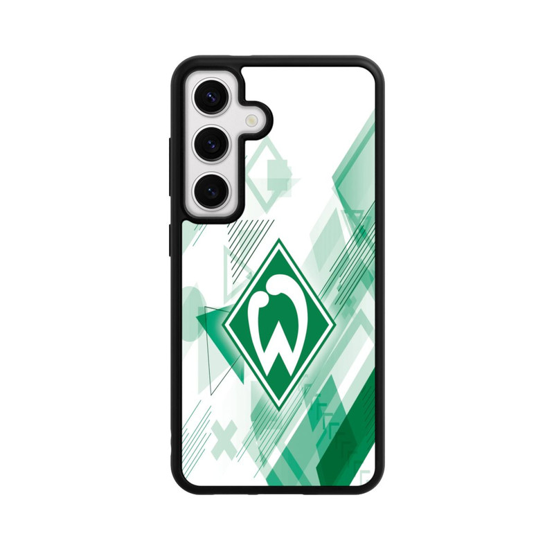 Galaxy S24 Base Case Weiße Grafikelemente - Werder Bremen