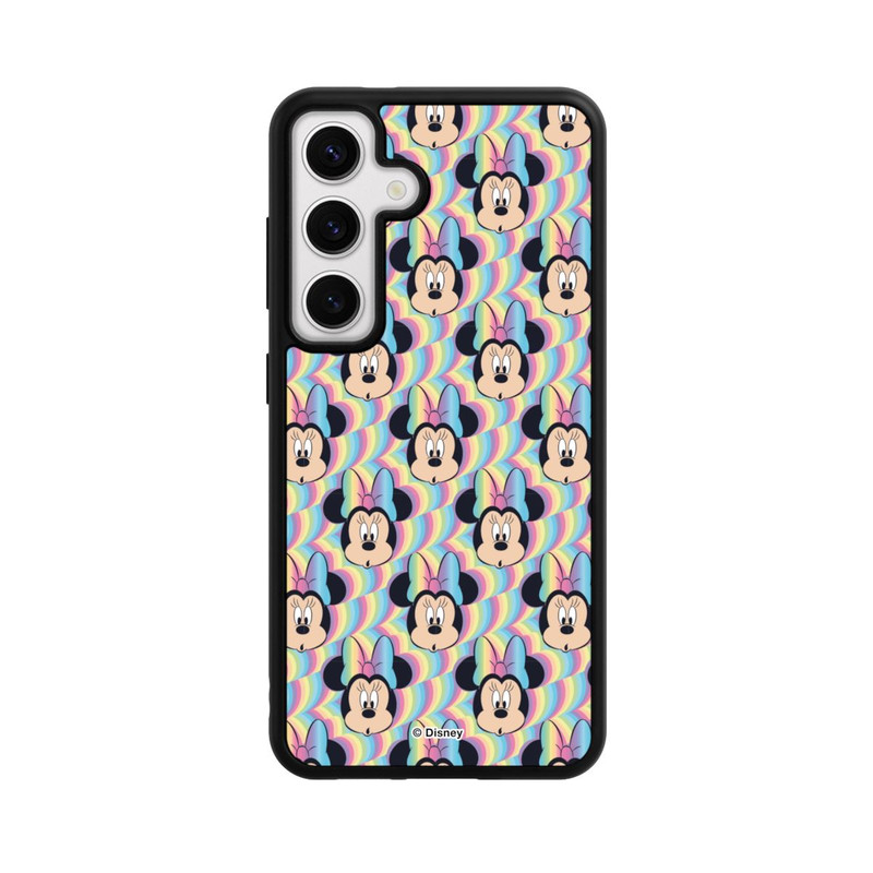 Galaxy S24 Base Case Minnie Rainbow Faces