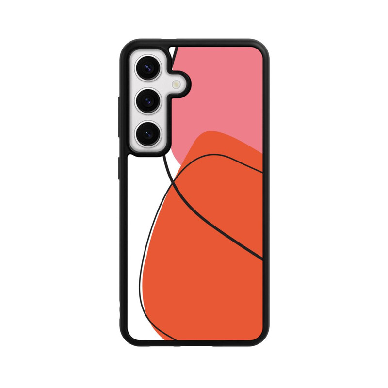Galaxy S24 Base Case Meine orangefarbene Kunst