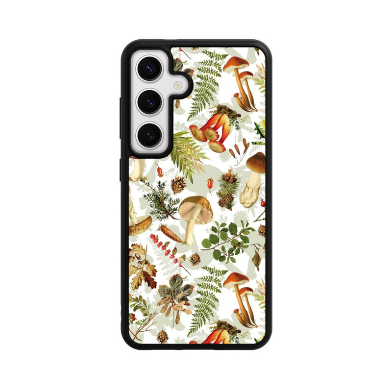Galaxy S24 Base Case Pilzmuster Weiß