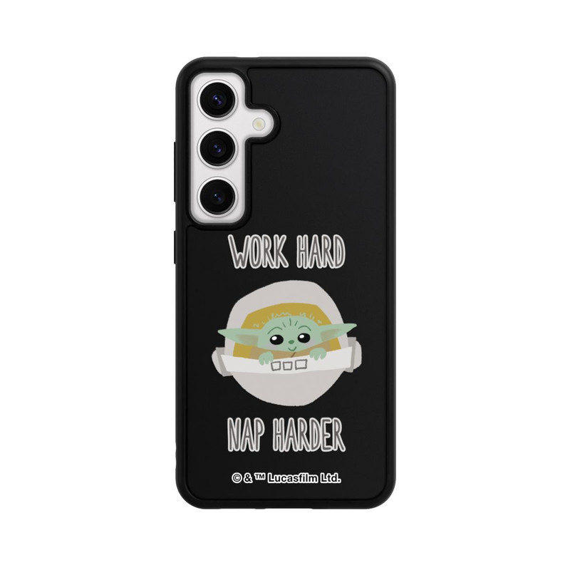 Galaxy S24 Base Case The Child Work Hard Nap Harder Transparent