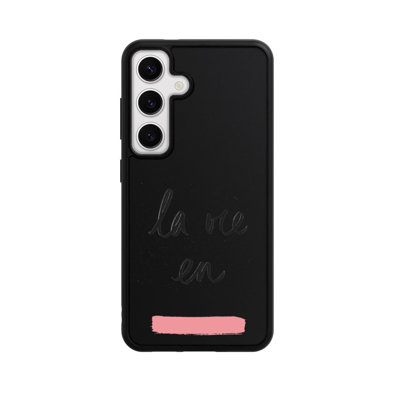 Galaxy S24 Base Case La vie en Rosa Transparent