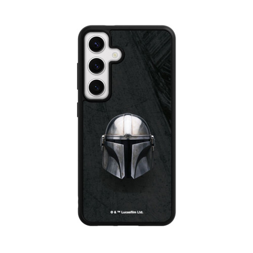 Samsung Galaxy S24 Base Case Schwarzer Mandalorianer Helm