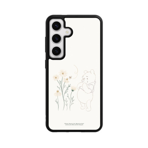 Samsung Galaxy S24 Base Case Winnie Puuh sieht sich Gänseblümchen an