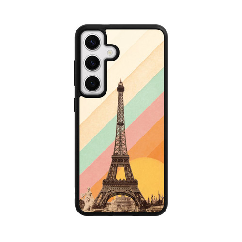 Samsung Galaxy S24 Base Case Eiffelturm Regenbogen