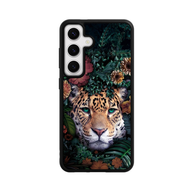 Galaxy S24 Base Case Jaguar im Dschunglegrün