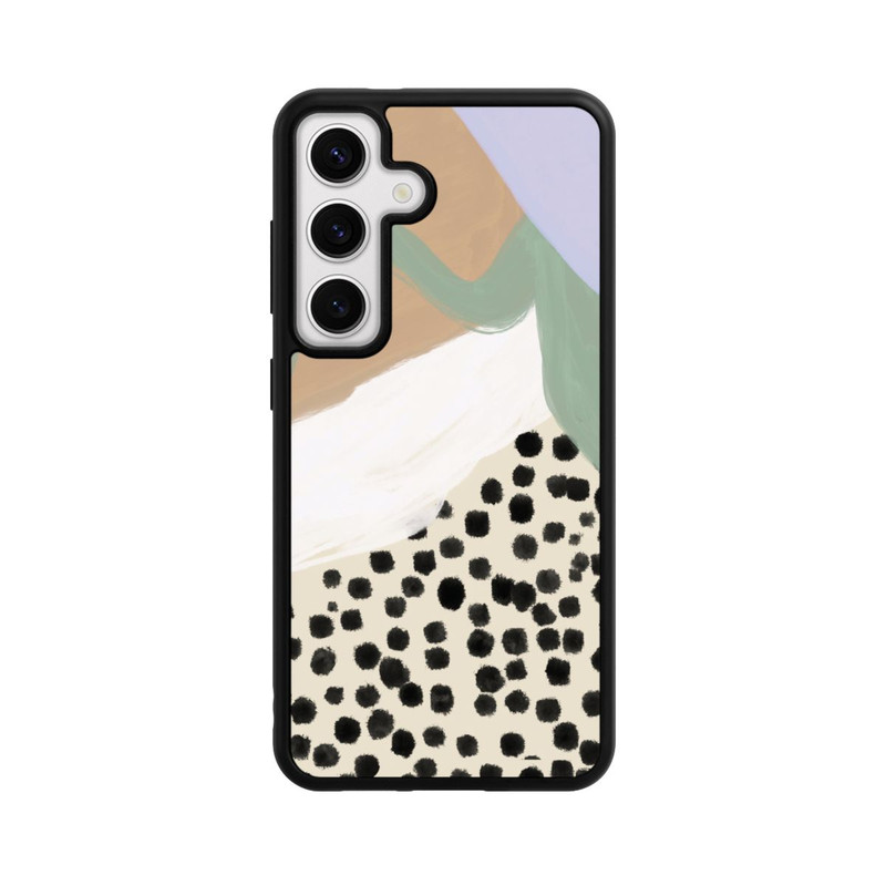 Galaxy S24 Base Case Verrücktes Leben Boho Pastell