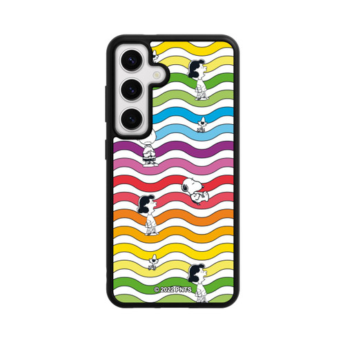 Samsung Galaxy S24 Base Case Snoopy Pattern Rainbow
