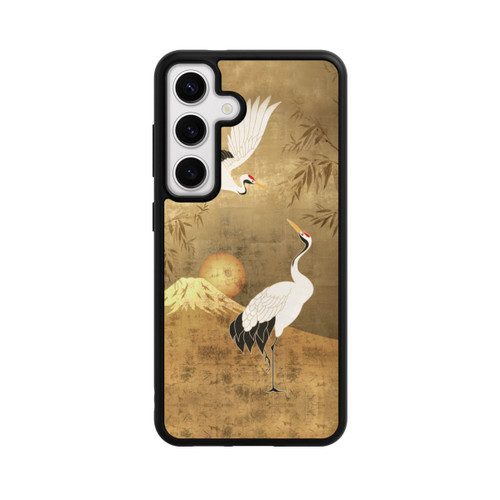 Samsung Galaxy S24 Base Case Kraniche Gold Japan 1