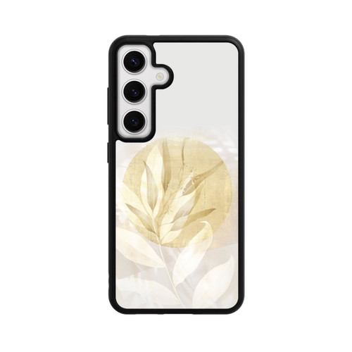 Samsung Galaxy S24 Base Case Boho Gold Blumen Kunst