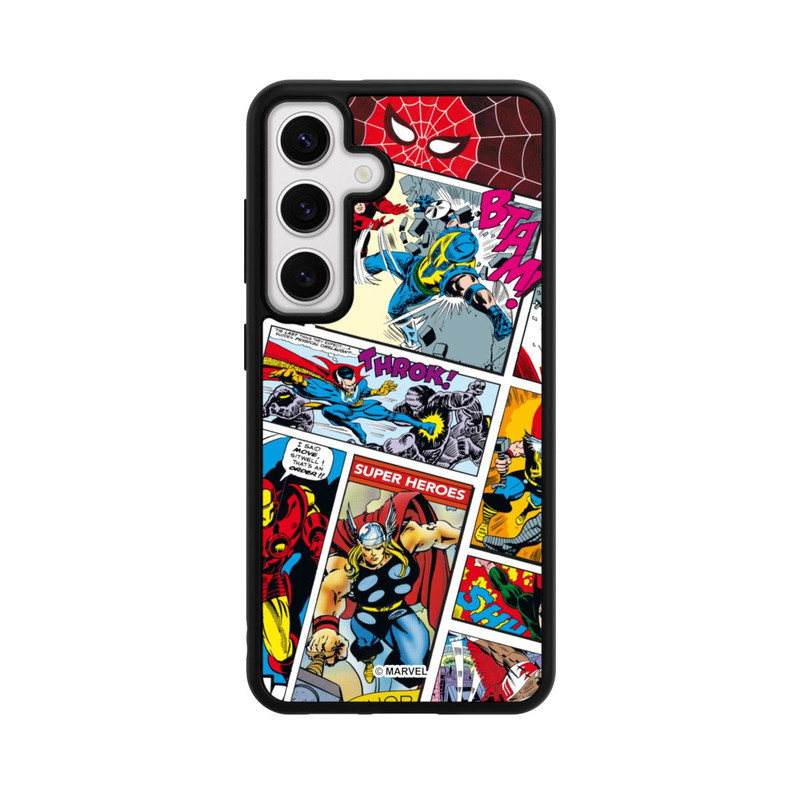 Galaxy S24 Base Case Marvel Retro Comic Blue