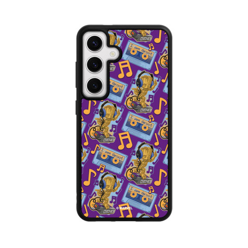 Samsung Galaxy S24 Base Case Groot Comic Headphones Guardians of the Galaxy