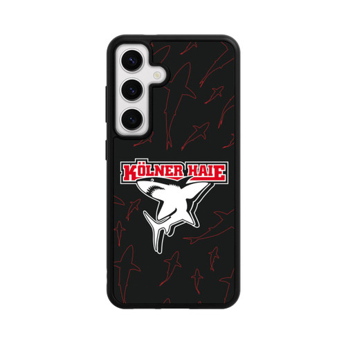 Samsung Galaxy S24 Base Case Haie Muster Rot