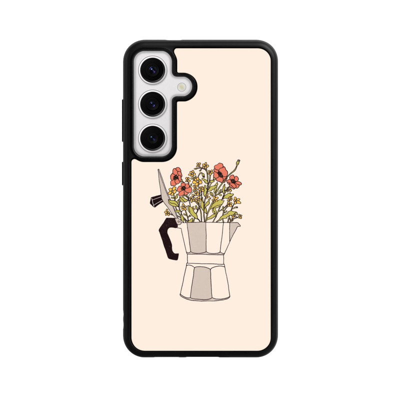 Galaxy S24 Base Case Moka Blumen