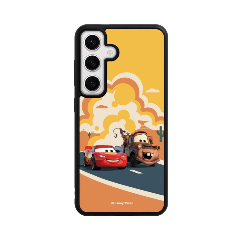 Galaxy S24 Base Case Disney Cars Lightning McQueen Und Hook on the Road