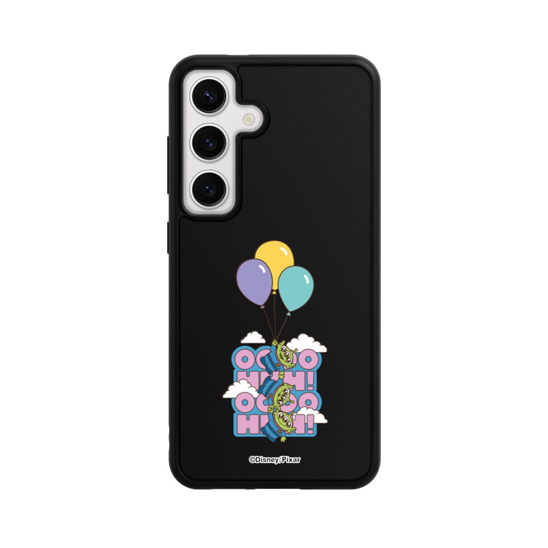 Galaxy S24 Base Case Toy Story Aliens Balloons OOOOHHH Transparent