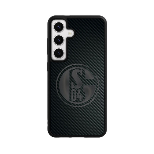 Samsung Galaxy S24 Base Case Schalke 04 Carbon Look
