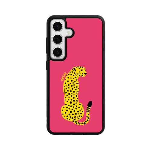 Samsung Galaxy S24 Base Case Colourful Yellow Cat