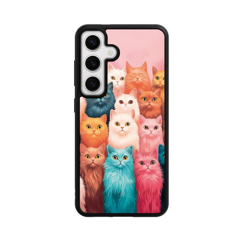 Galaxy S24 Base Case Cats Looking