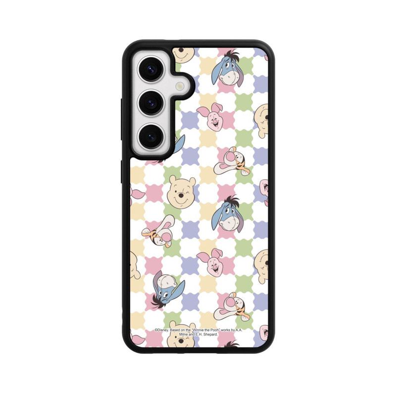 Galaxy S24 Base Case Winnie Puuh und Freunde farbenfrohes Muster