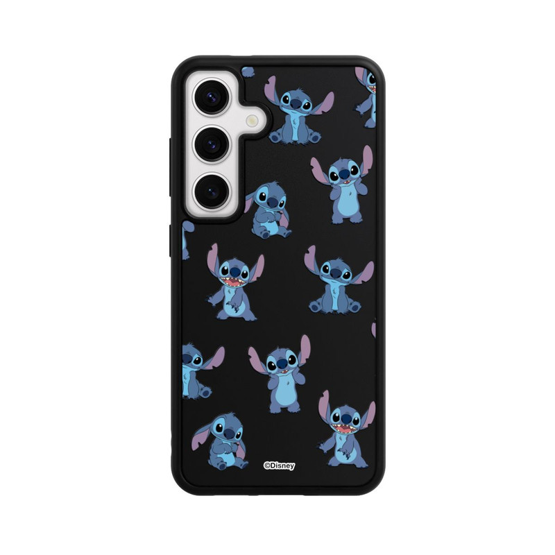 Galaxy S24 Base Case Stitch Faces Pattern Transparent