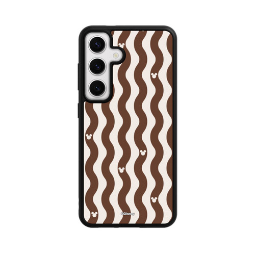 Samsung Galaxy S24 Base Case Micky Muster Braune Wellen