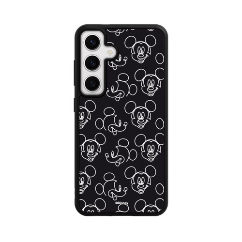 Samsung Galaxy S24 Base Case Disney Mickey Muster Schwarz